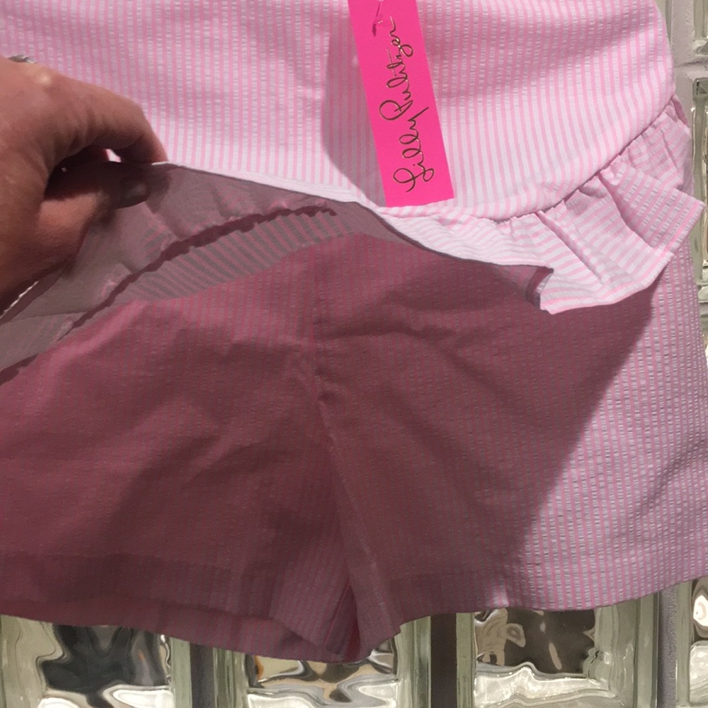 NEW Lilly Pulitzer Seersucker Faye Skort - Picture 4 of 4